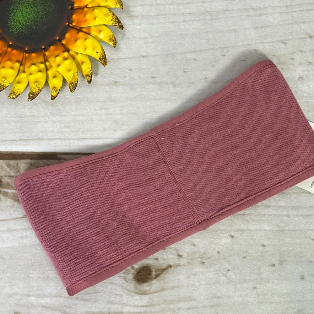 Nike Fleece Lined Headband Rose Pink Unisex OSFM Ear Warmer